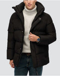 Superdry HOODED 5 BAFFLE SPORTS PUFFER jakna - Black - fotografija 1