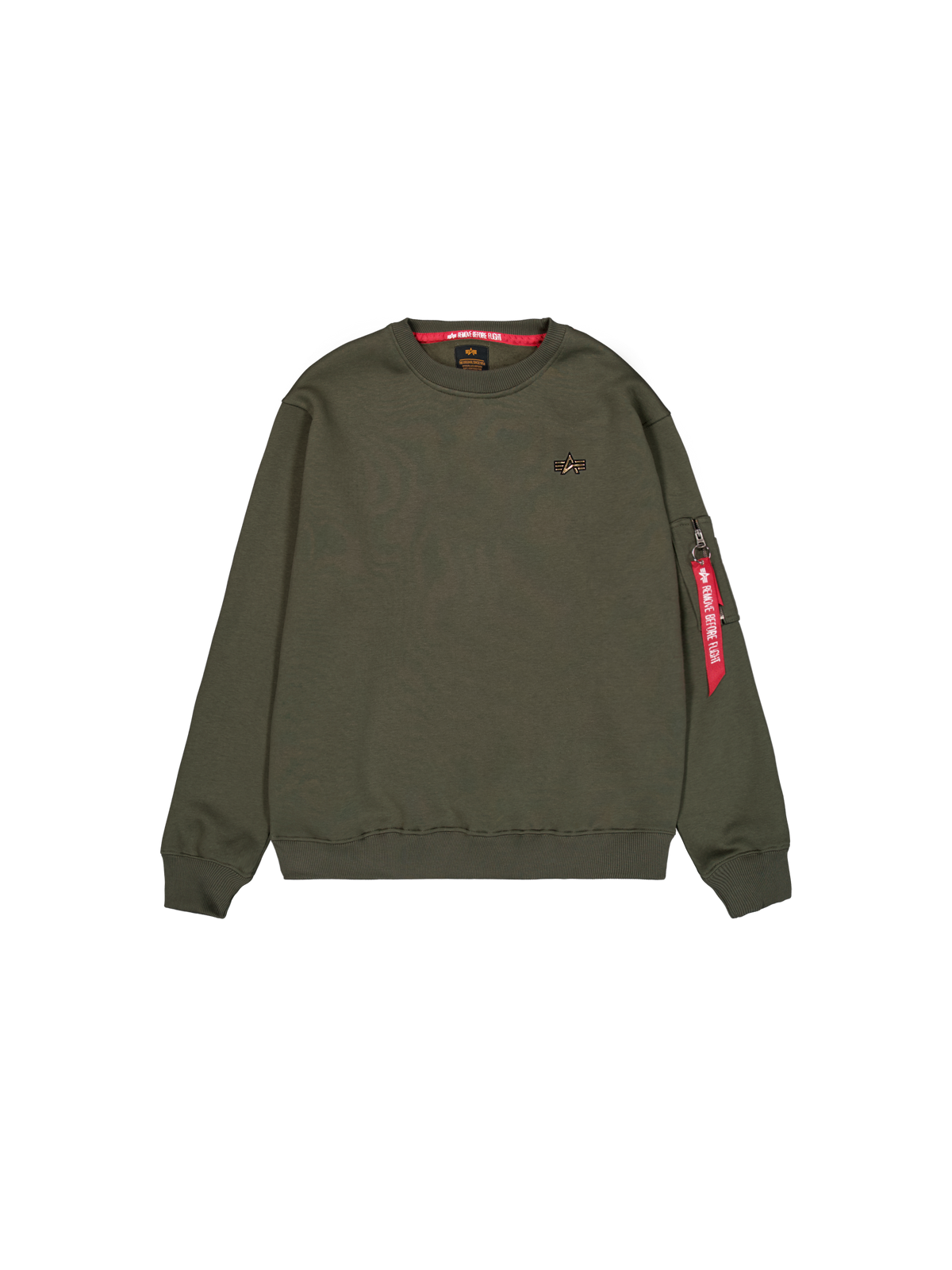 Alpha Industries 3D Small Logo Sweater - Dark Olive