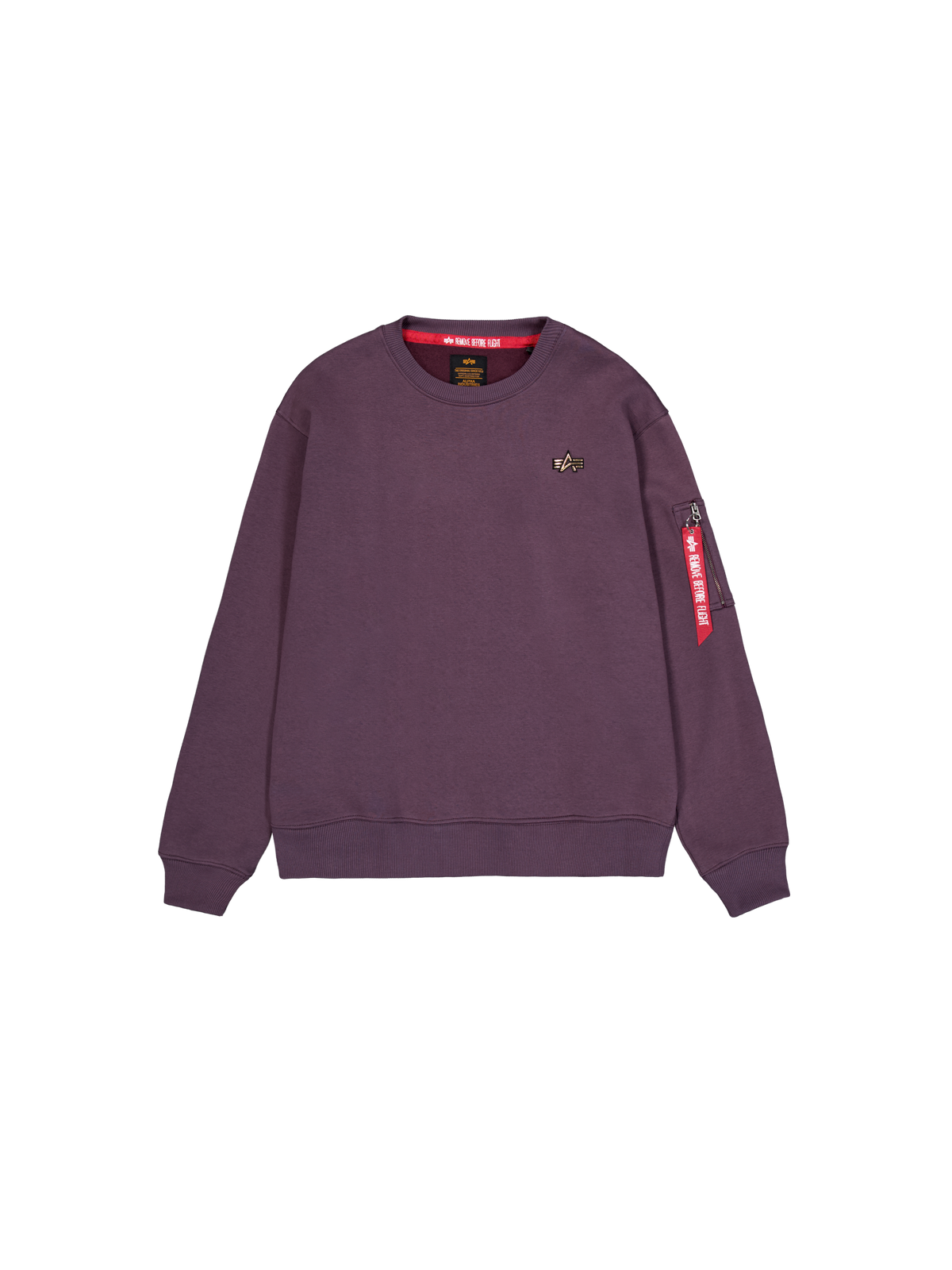 Alpha Industries 3D Small Logo Sweater - Plum