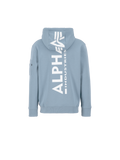 Alpha Industries Back Print Hoody - Grey Blue