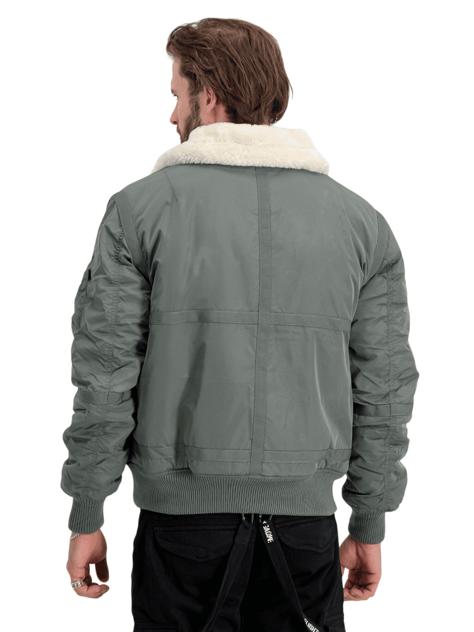 Alpha Industries B-15 III TT Two Tone zelena muška jakna – fotografija 4