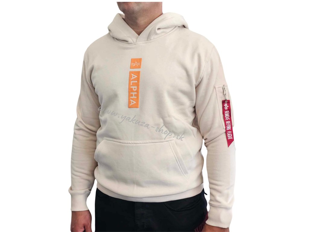 Alpha Industries Alpha PP Hoody - Jet Stream White