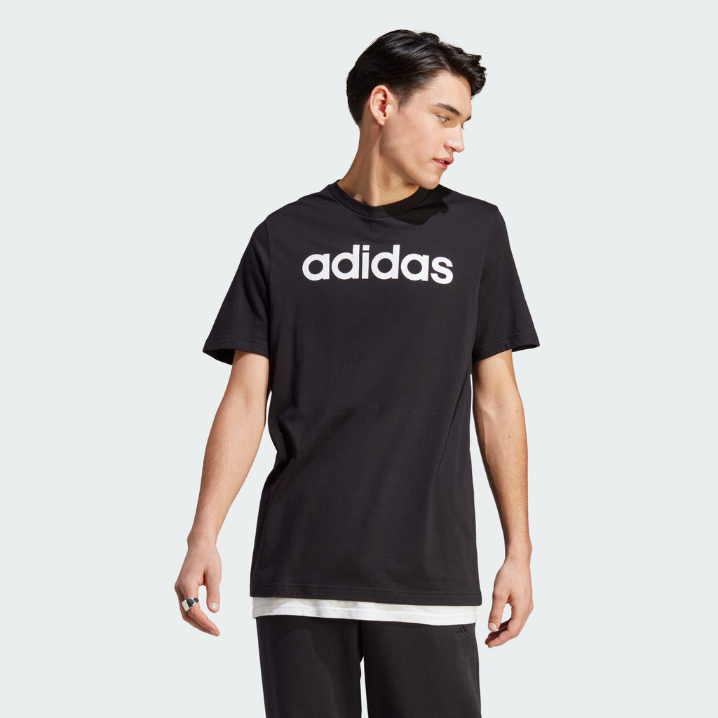 adidas Essentials Linear Embroidered Logo Tee - slika 1