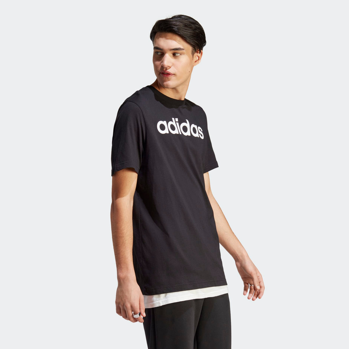 adidas Essentials Linear Embroidered Logo Tee - slika 3
