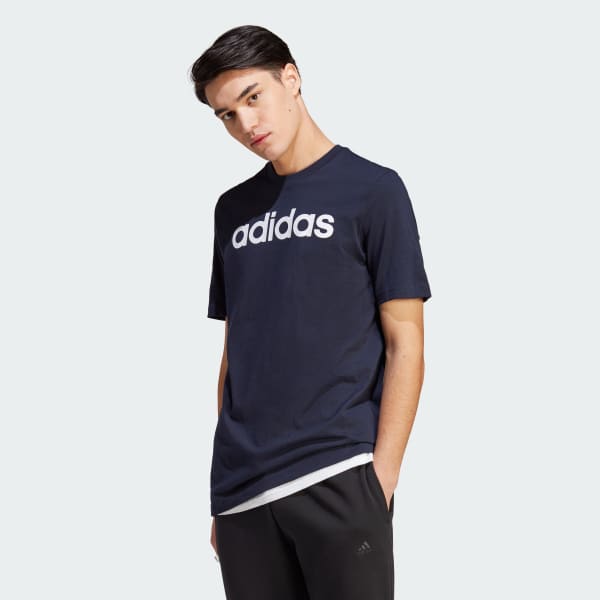 adidas Essentials Linear Embroidered Logo Tee - slika 1