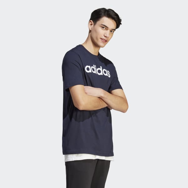 adidas Essentials Linear Embroidered Logo Tee - slika 3
