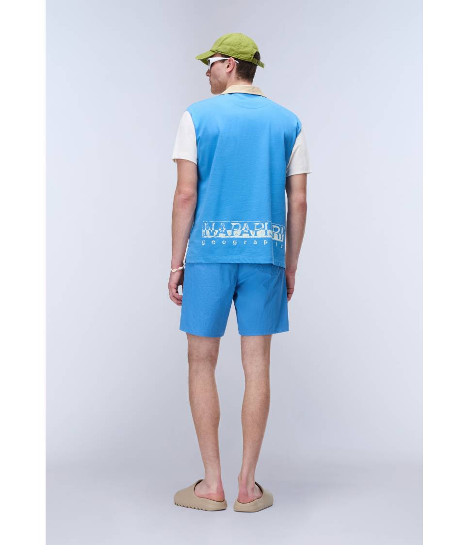 Napapijri V-BOX LOGO 1 BLUE JASPER B9A za kupanje šorc - slika 2