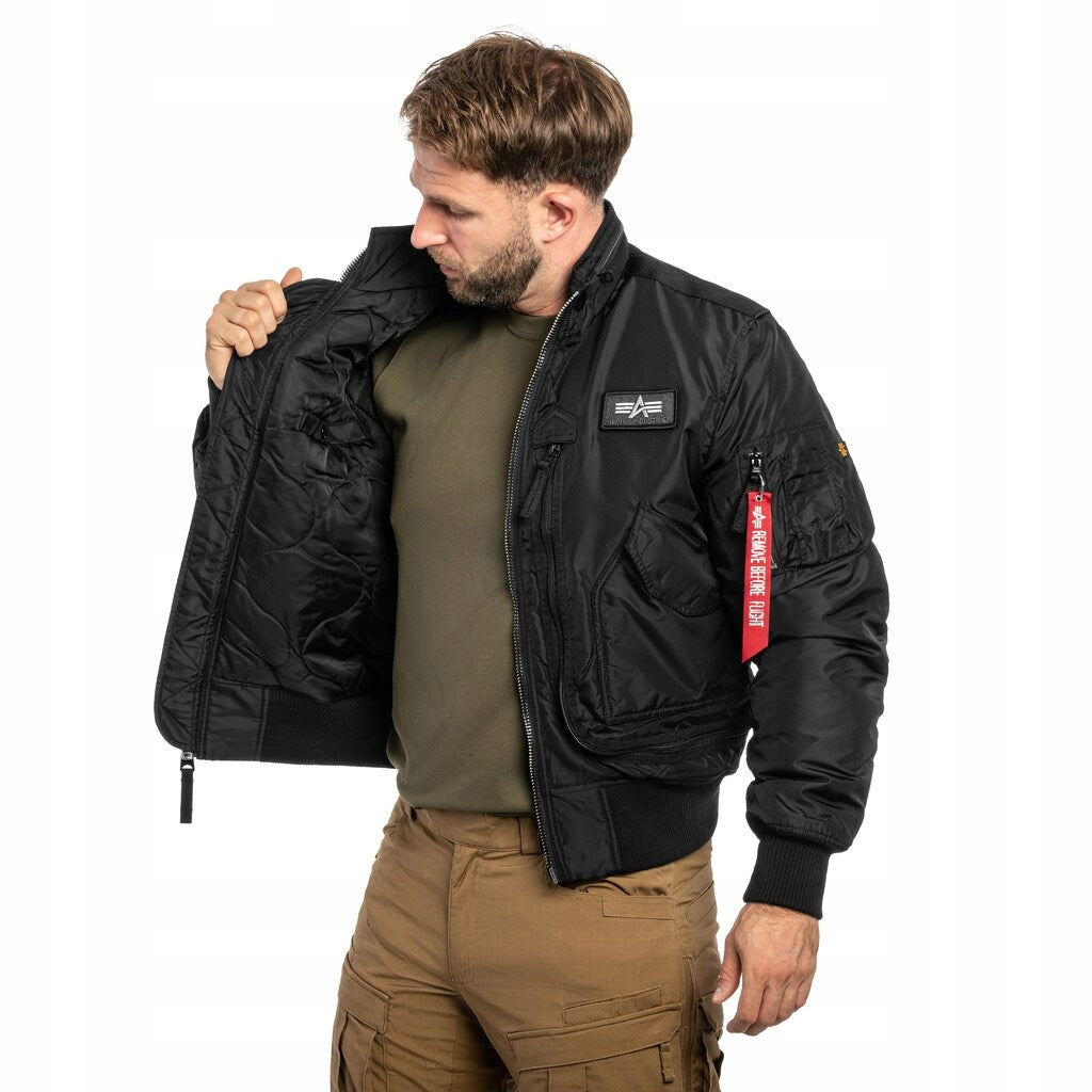 Alpha Industries ENGINE jakna - Black - slika 4