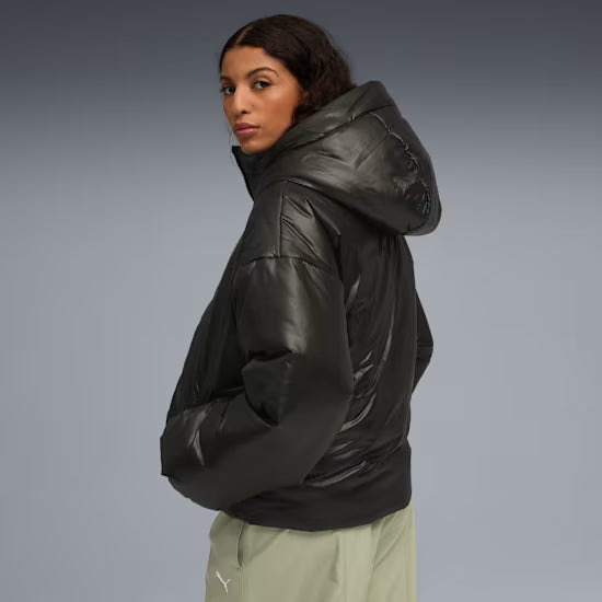 Puma WARDROBE ESS Shiny Hooded Padded jakna - slika 4