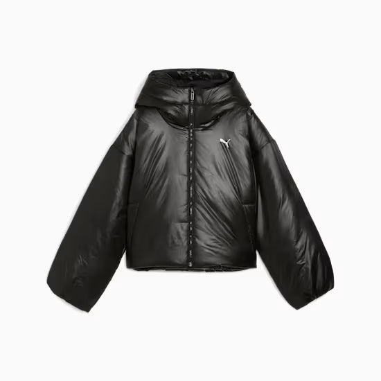 Puma WARDROBE ESS Shiny Hooded Padded jakna - slika 6