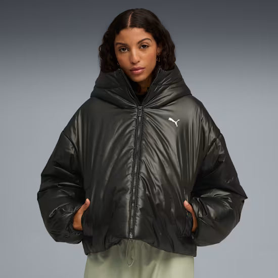 Puma WARDROBE ESS Shiny Hooded Padded jakna