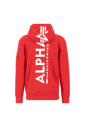 Alpha Industries Back Print Hoody - Speed Red