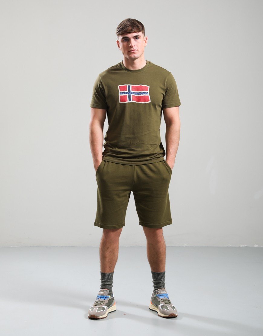 Napapijri S-Mahsa SS DARK OLIVE G3A majica - slika 2