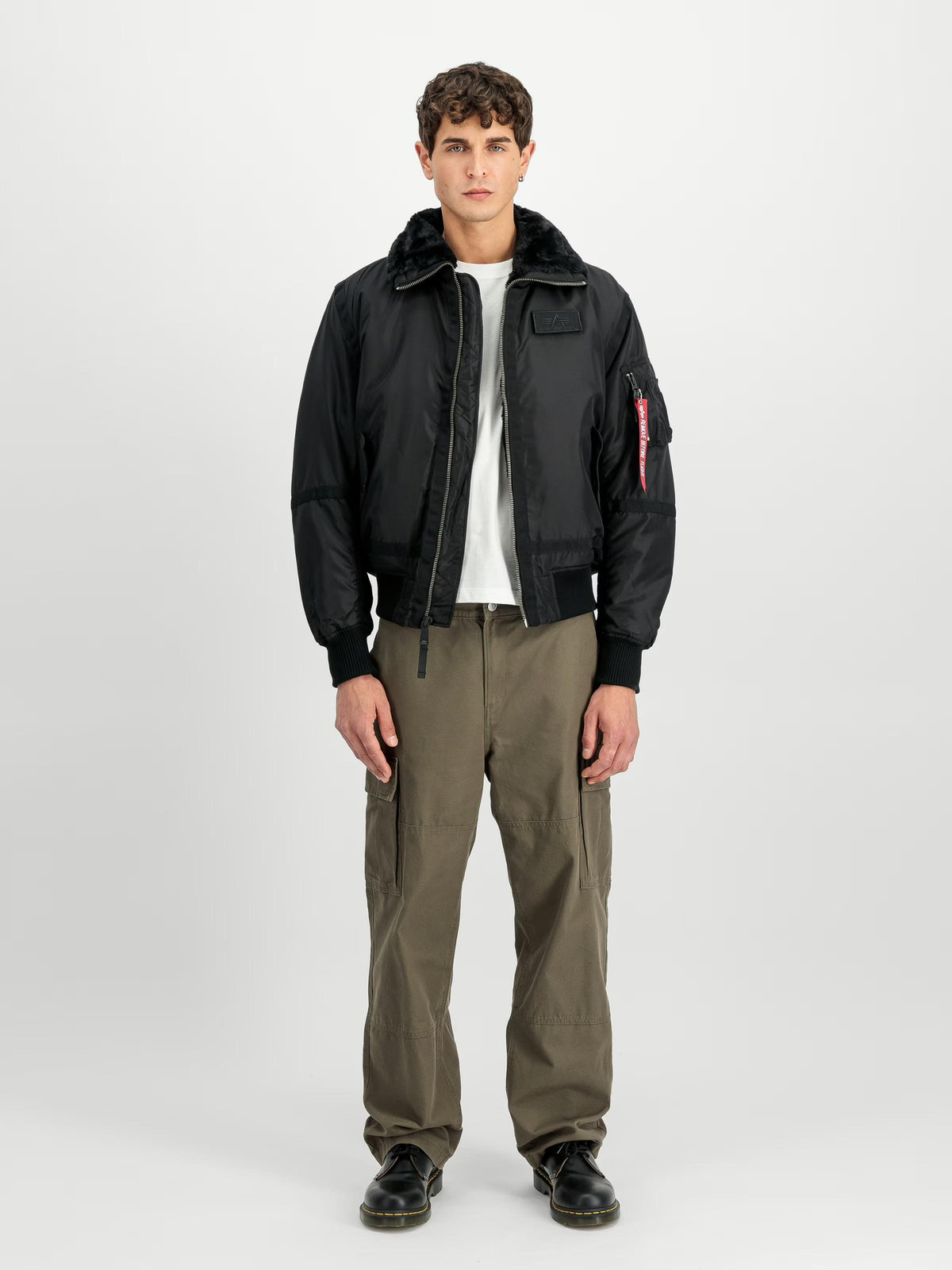 Alpha Industries B-15 III TT Two Tone crna muška jakna – fotografija 5