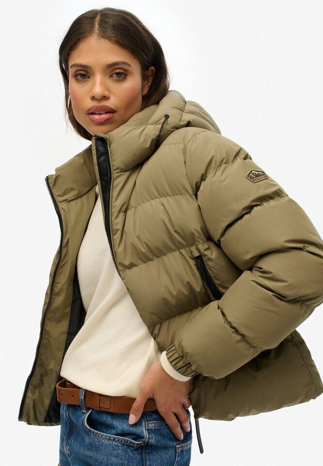Superdry HOODED SPORTS PUFFER jakna - Khaki - slika 3