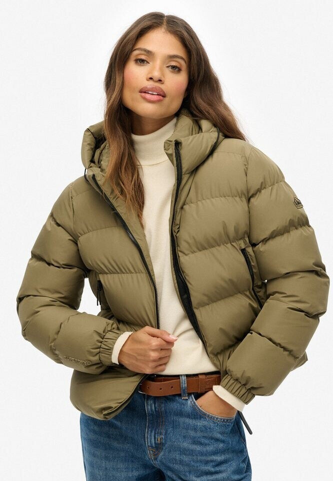 Superdry HOODED SPORTS PUFFER jakna - Khaki - slika 2