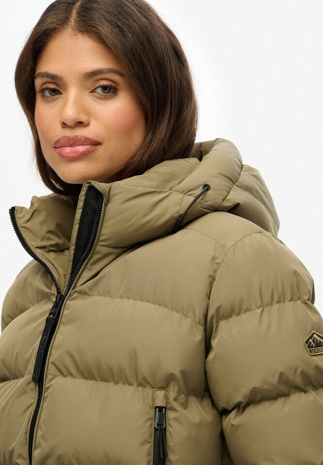 Superdry HOODED SPORTS PUFFER jakna - Khaki - slika 5